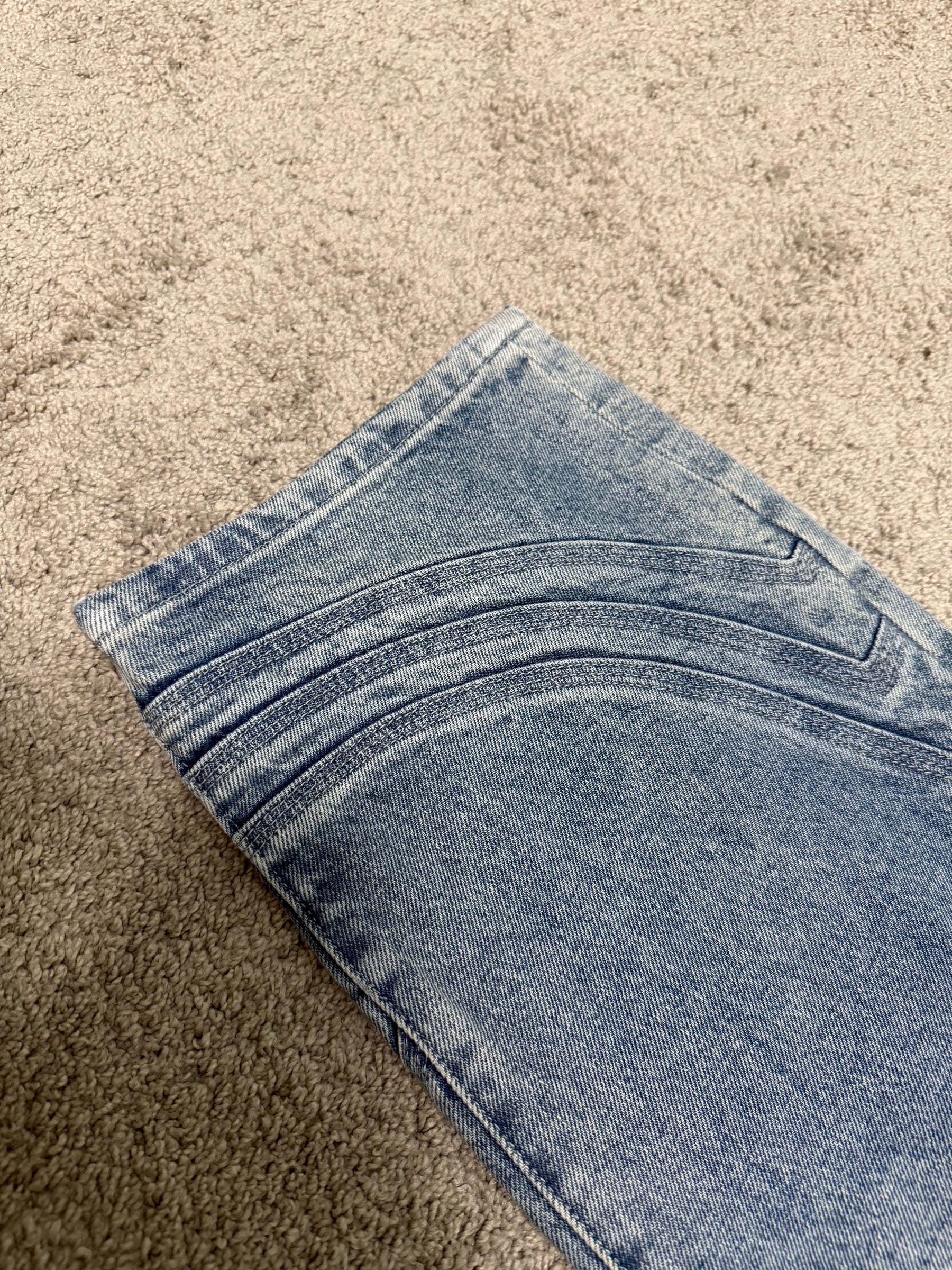 Supreme S Logo Loose Fit Denim 'Washed Blue'