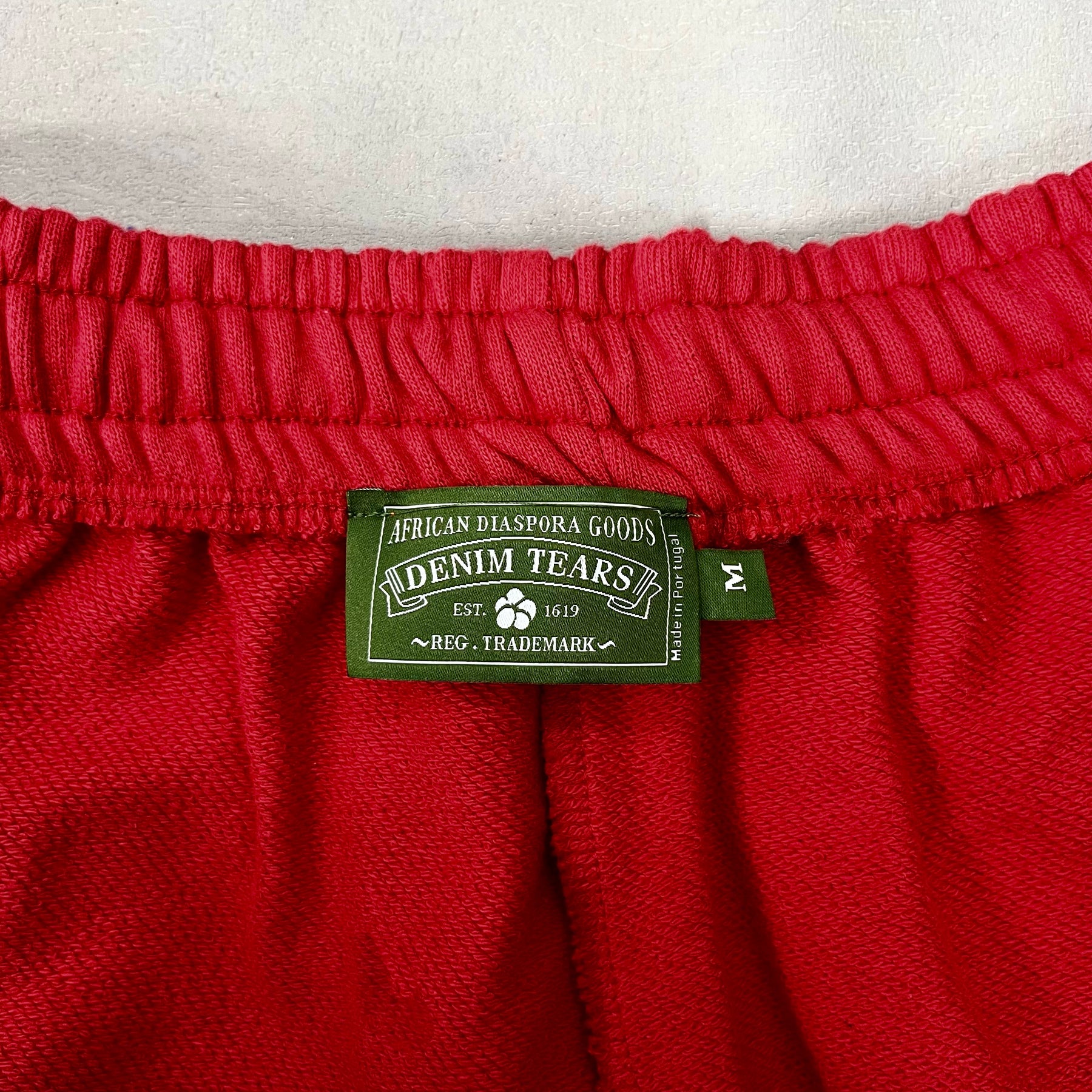 Calça Denim Tears The Cotton Wreath Red